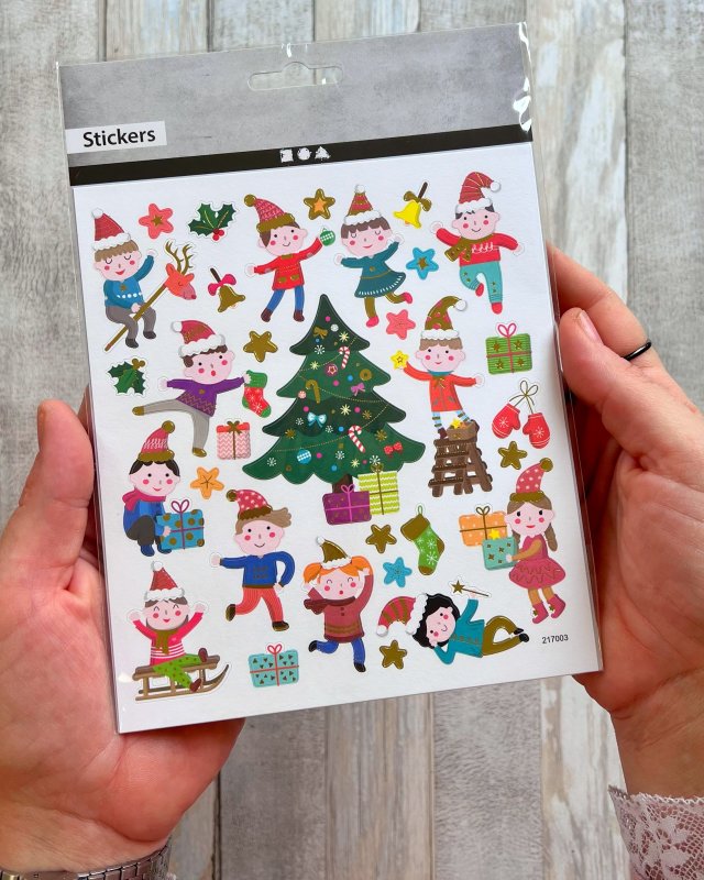 Stickers - Aiutanti di Babbo Natale