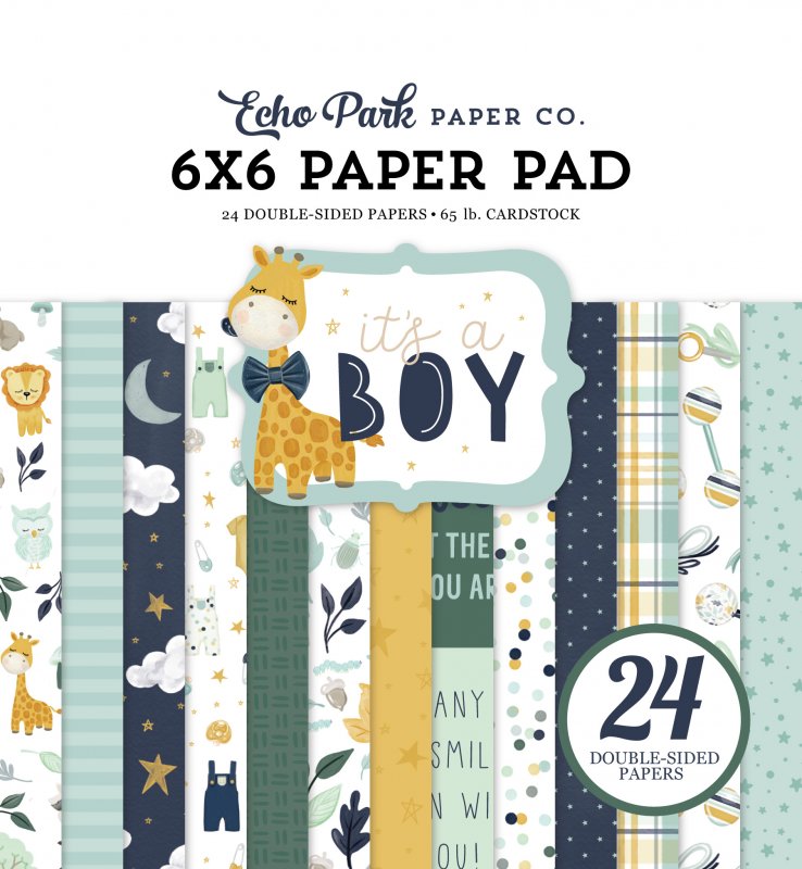 Paper Pad 6*6 - Baby Girl