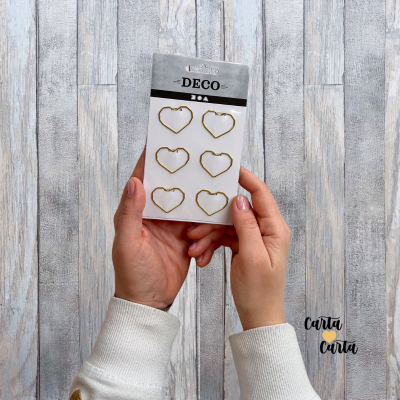 Paper Clip Cuore Metallico