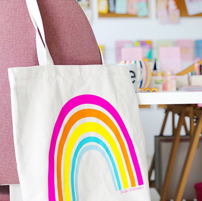 Shopper Arcobaleno PERSONALIZZATA